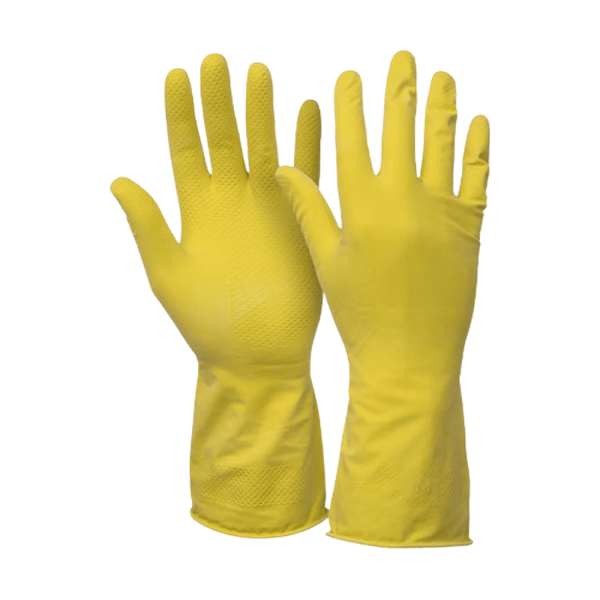 Yellow Household Gloves