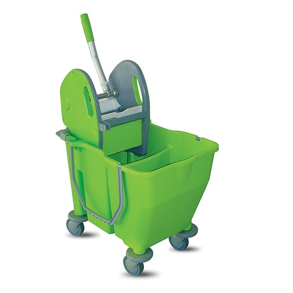 2x15L Double Bucket Trolley C/W Wringer